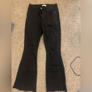 YMI womens flare bottom jeans